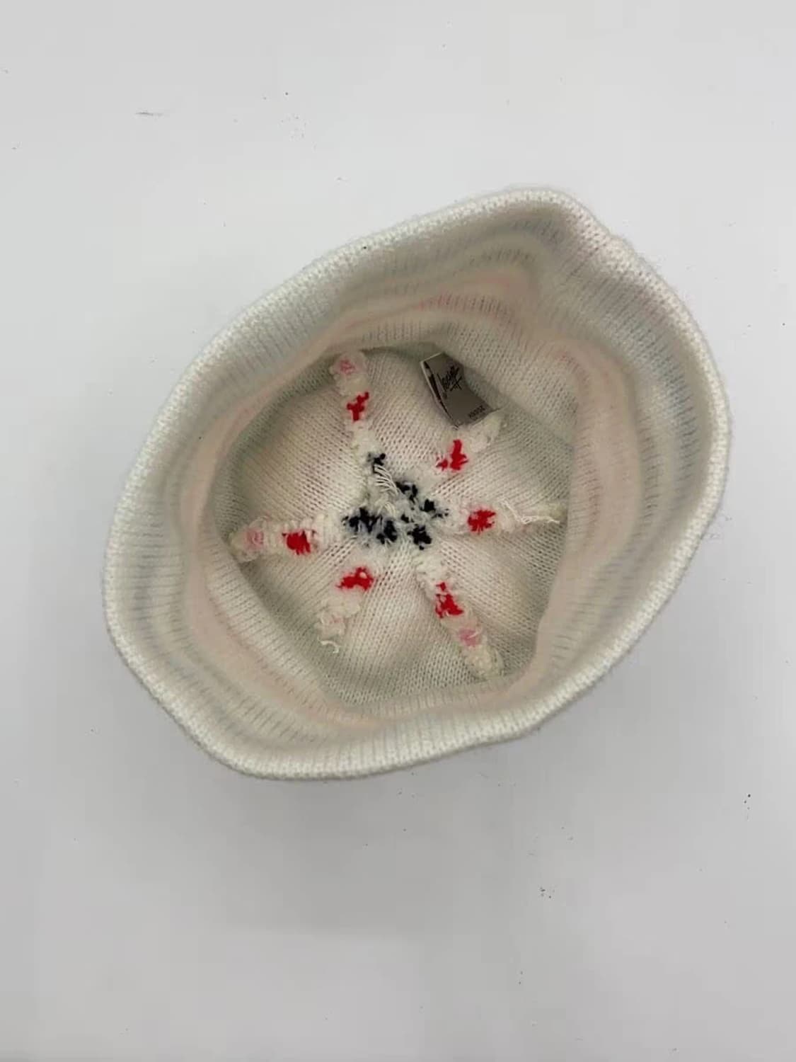 90s 빈티지 스투시 스트라이프 폼폼 비니 상품이미지3