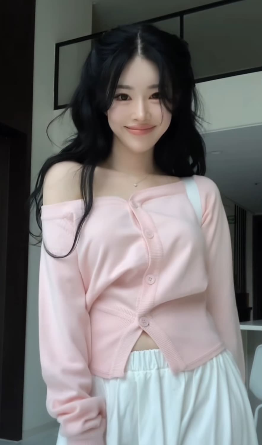 레페르 핑크 가디건/ 유혜원 가디건 / 새상품 상품이미지3