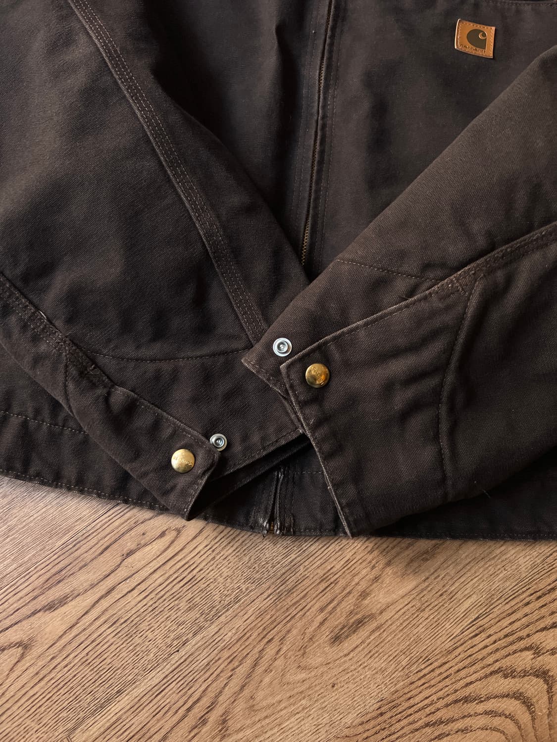 [3XL]칼하트 USA J97 디트로이트 다크브라운 워크자켓 상품이미지7