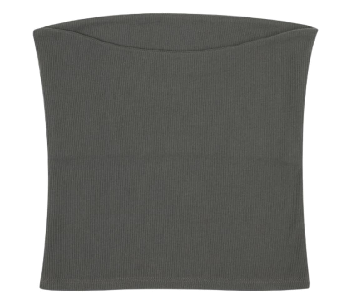 보헤미안 서울 베이직 튜브 탑 카키 상품이미지2