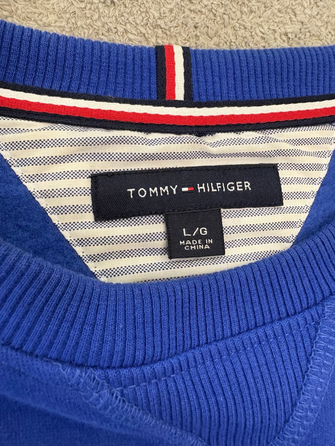 타미힐피거 맨투맨 상품이미지4