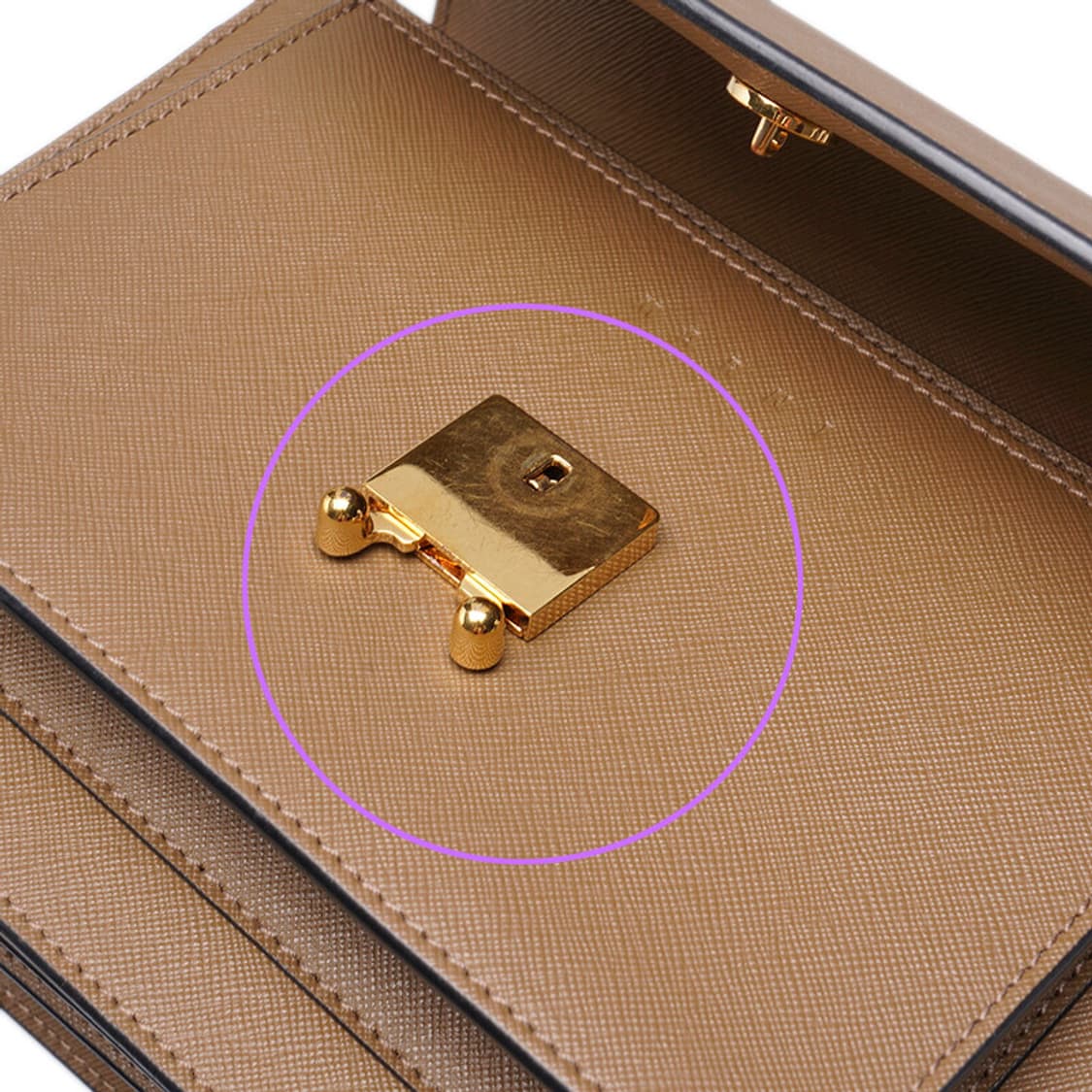 (중고) 마르니 브라운 사피아노 트렁크 미듐 숄더백 상품이미지9