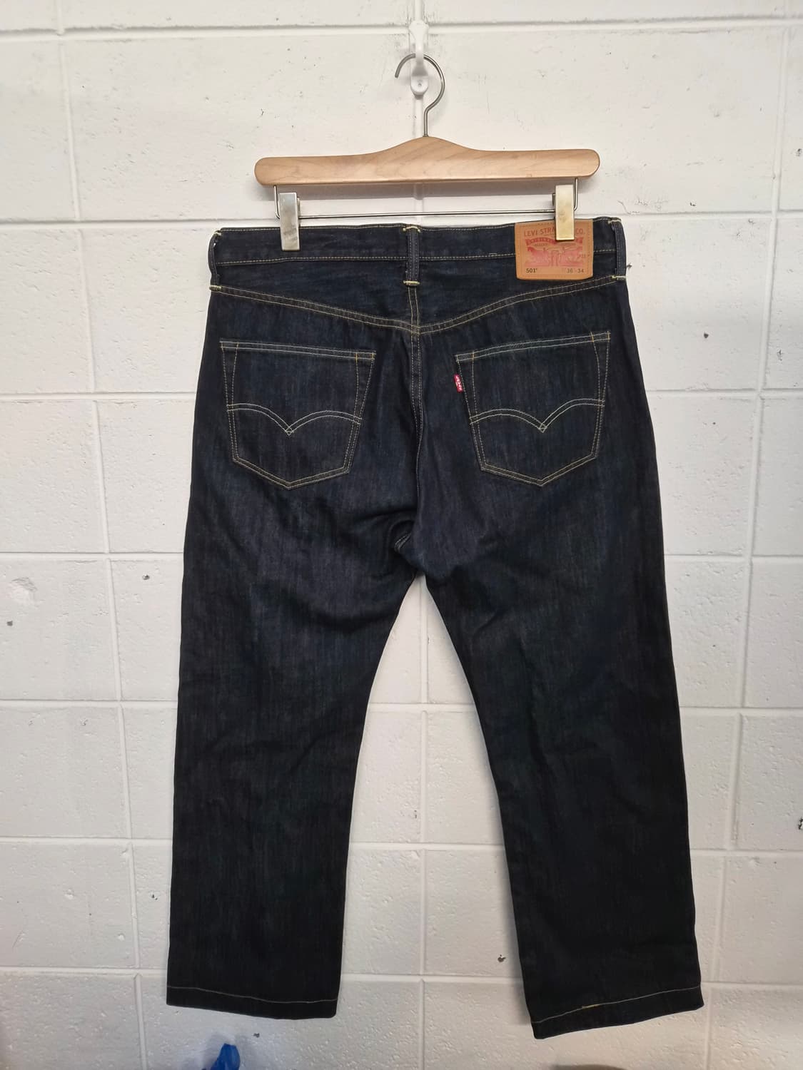 36) 리바이스 501 인디고 데님 팝니다 상품이미지2