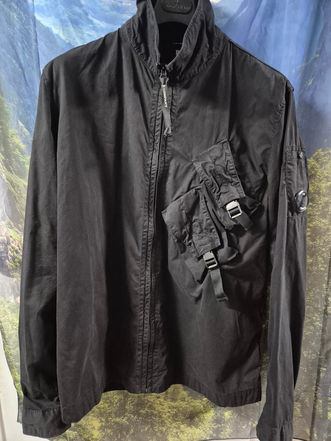 20fw 3xl CP컴퍼니 탄창 오버셔츠 블랙 xxxl(105-110) 상품이미지1