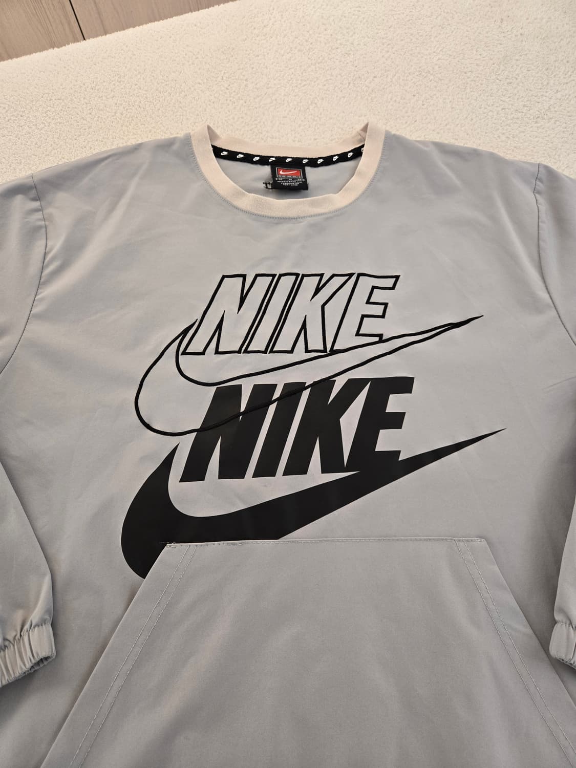 나이키 빅로고 포켓 긴팔 그레이 아노락 M 상품이미지4