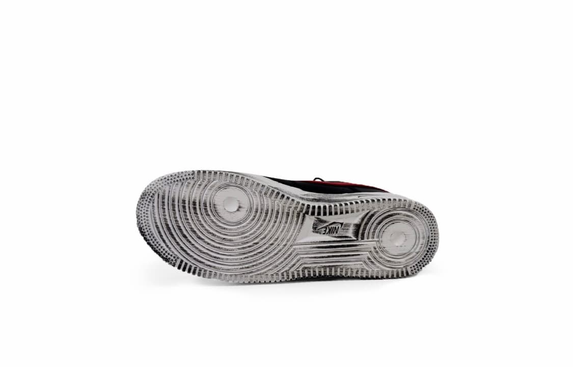 [270] 피스마이너스원 x 나이키 파라노이즈 에어포스1 로우 레드스우시 상품이미지5