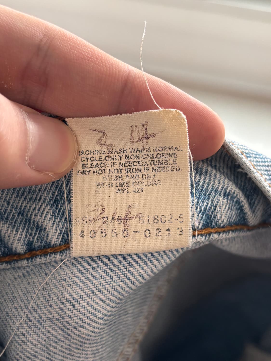 90s 빈티지 리바이스 550 오렌지탭 (36) 상품이미지8