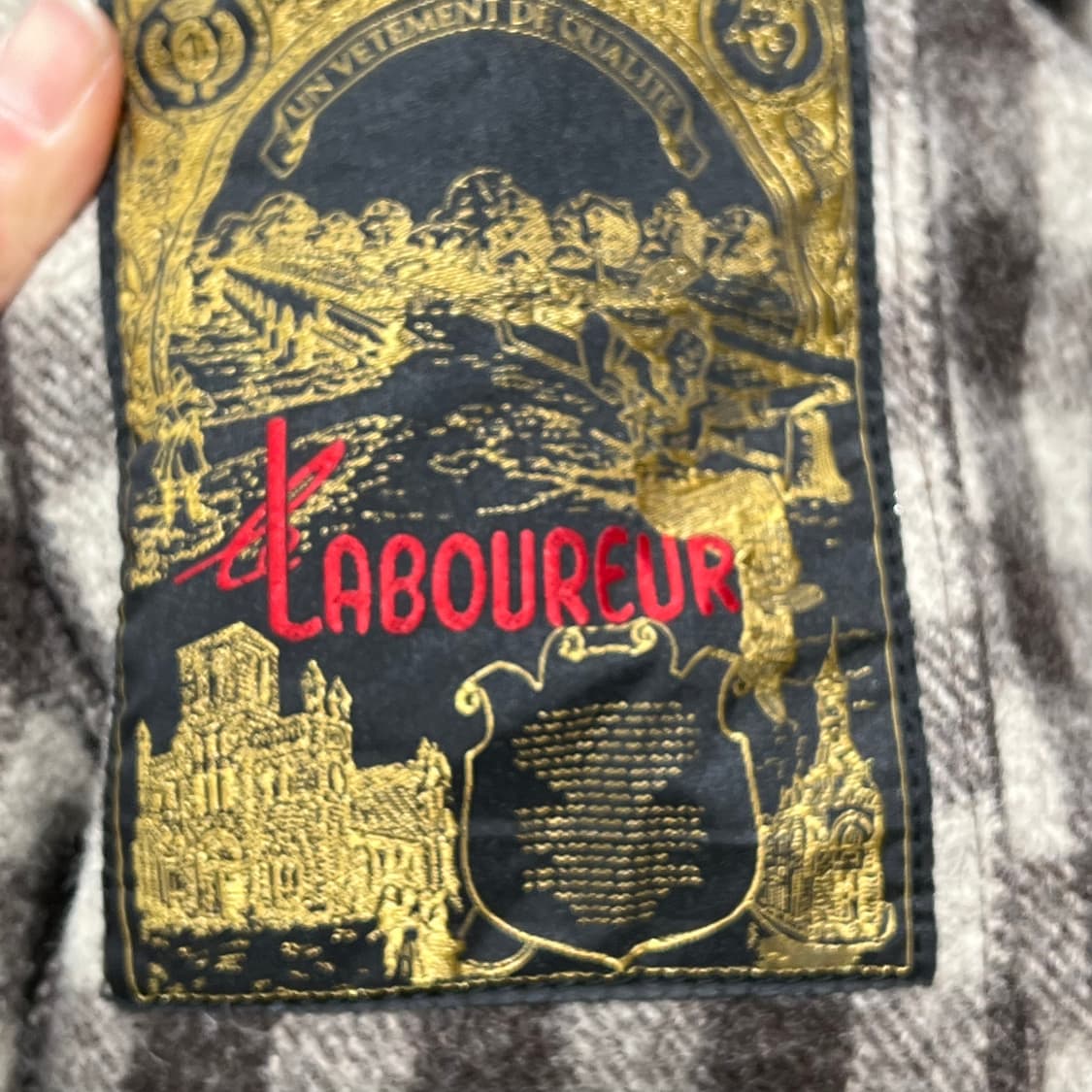 르라부어 울 체크자켓 s09133 상품이미지5