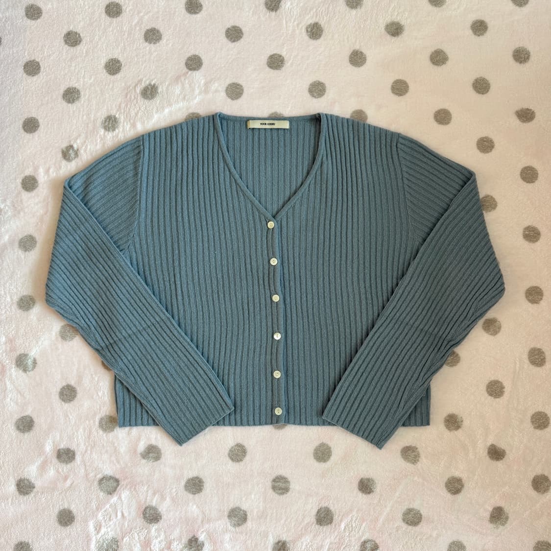 코드유 레이트가디건 라이트블루 상품이미지1