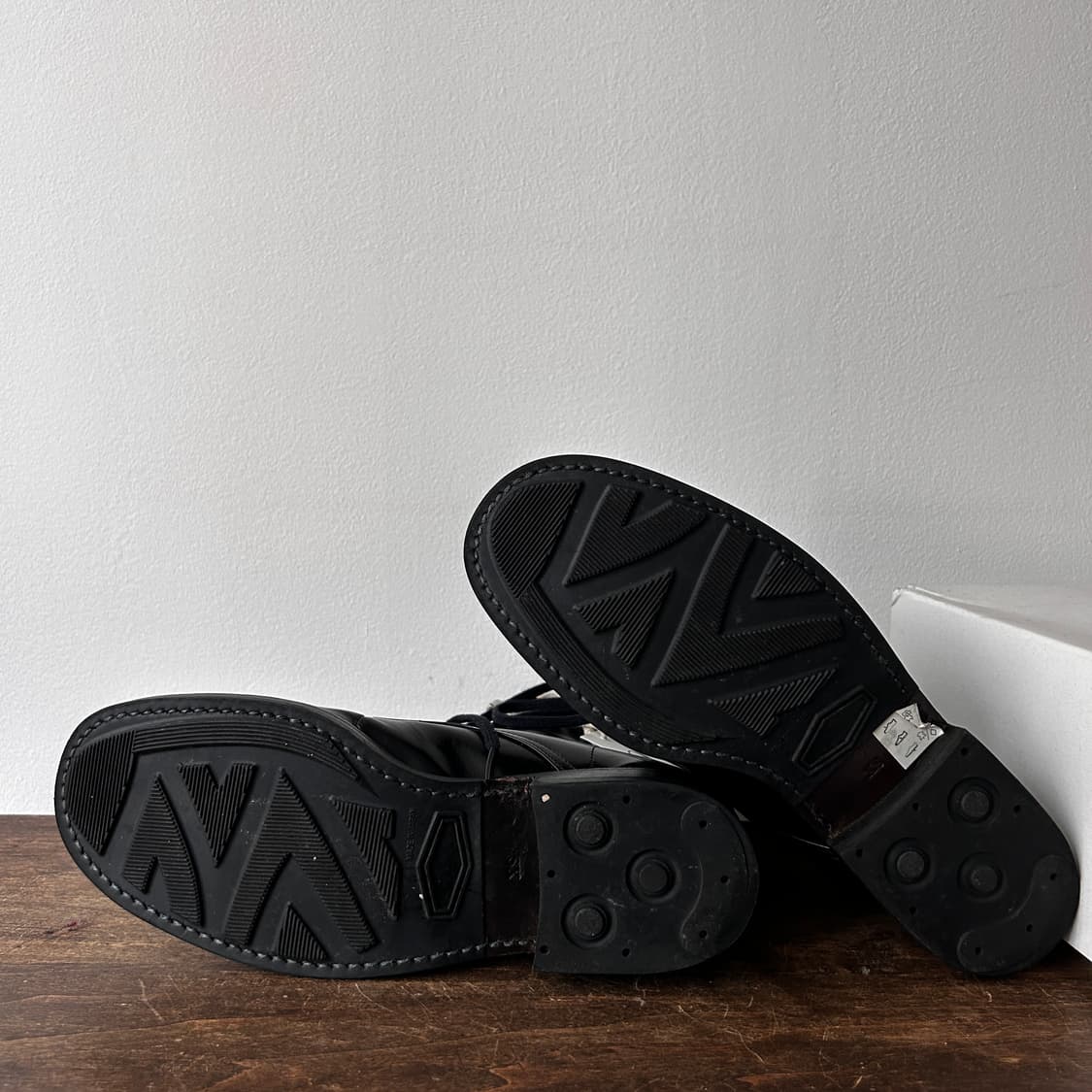 Strap Belt Leather Boots 상품이미지5