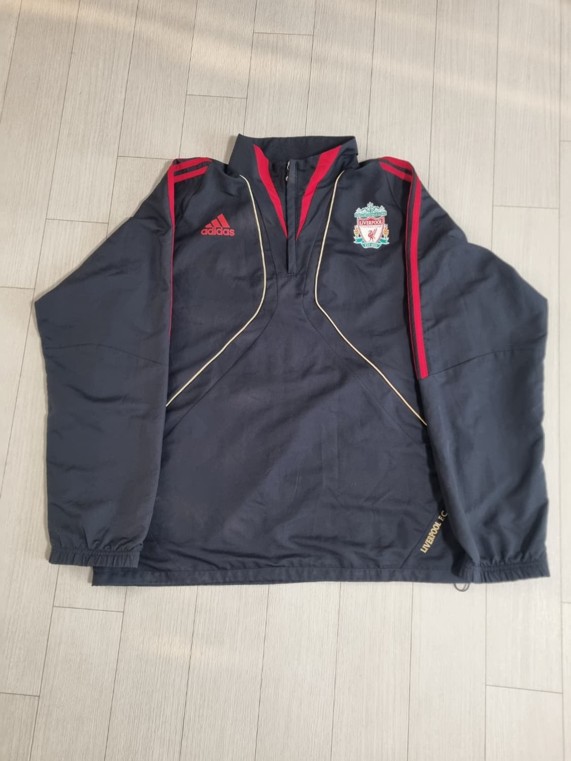 리버풀 09/10 칼스버그 반집업 트랙탑 상품이미지1