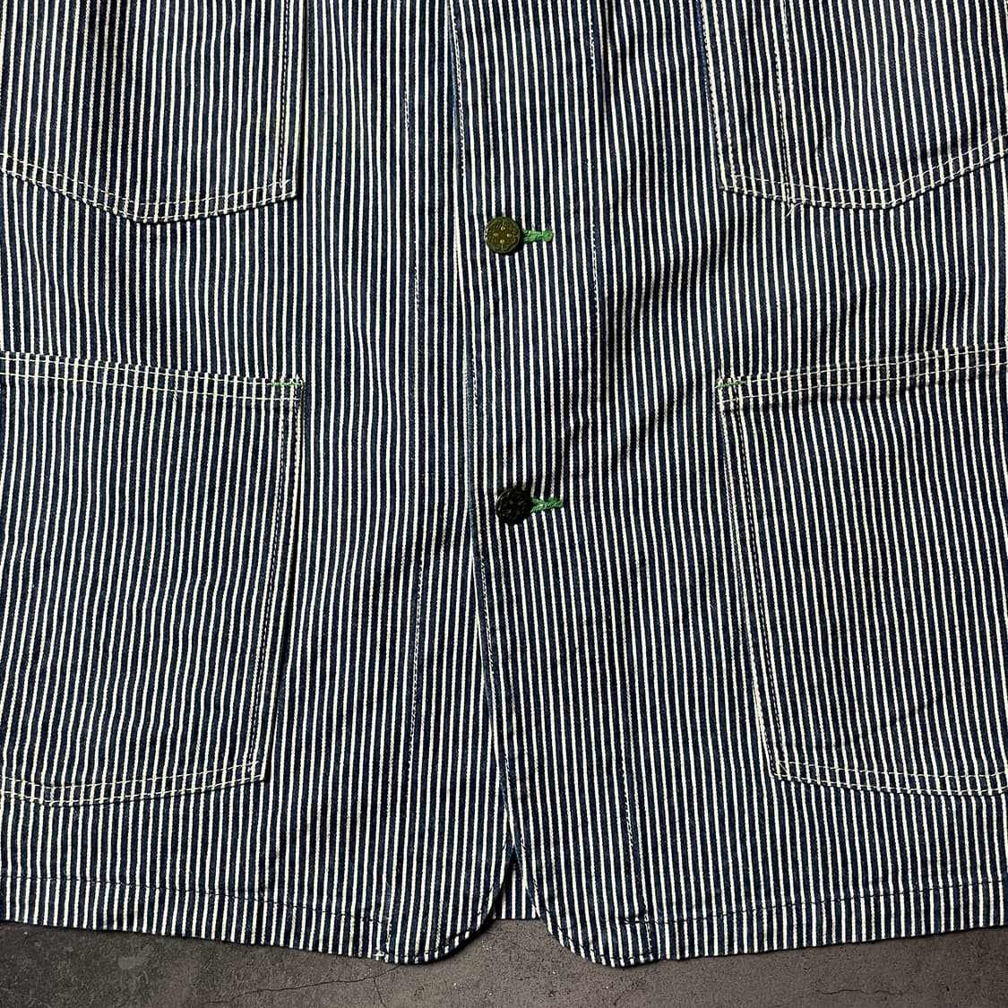 OSHKOSH 80s 오시코시 스트라이프 초어 코트 자켓A00691 상품이미지6