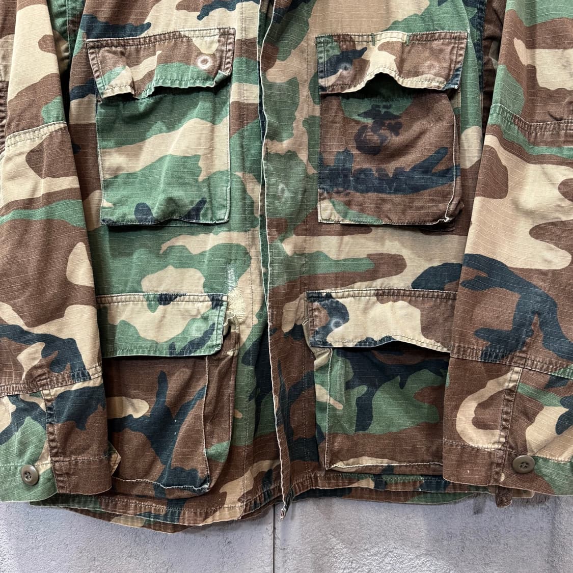US Army BDU 카모 셔츠 (S)   상품이미지2