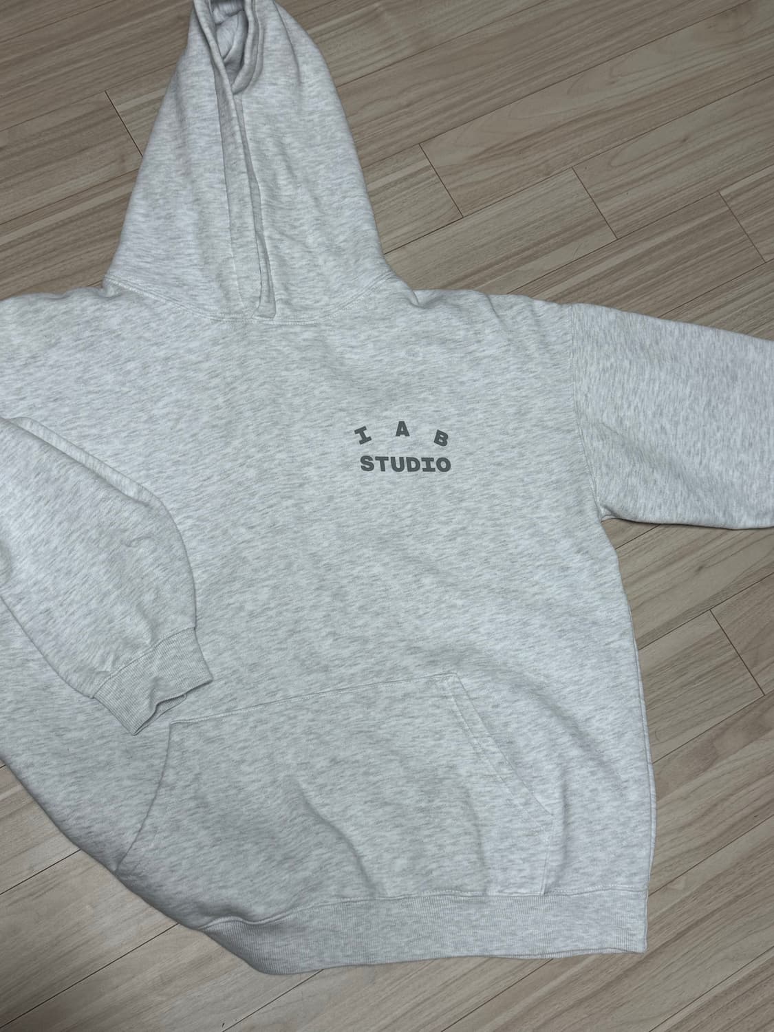 아이앱 스튜디오 라이트 그레이  XL  후드 상품이미지1