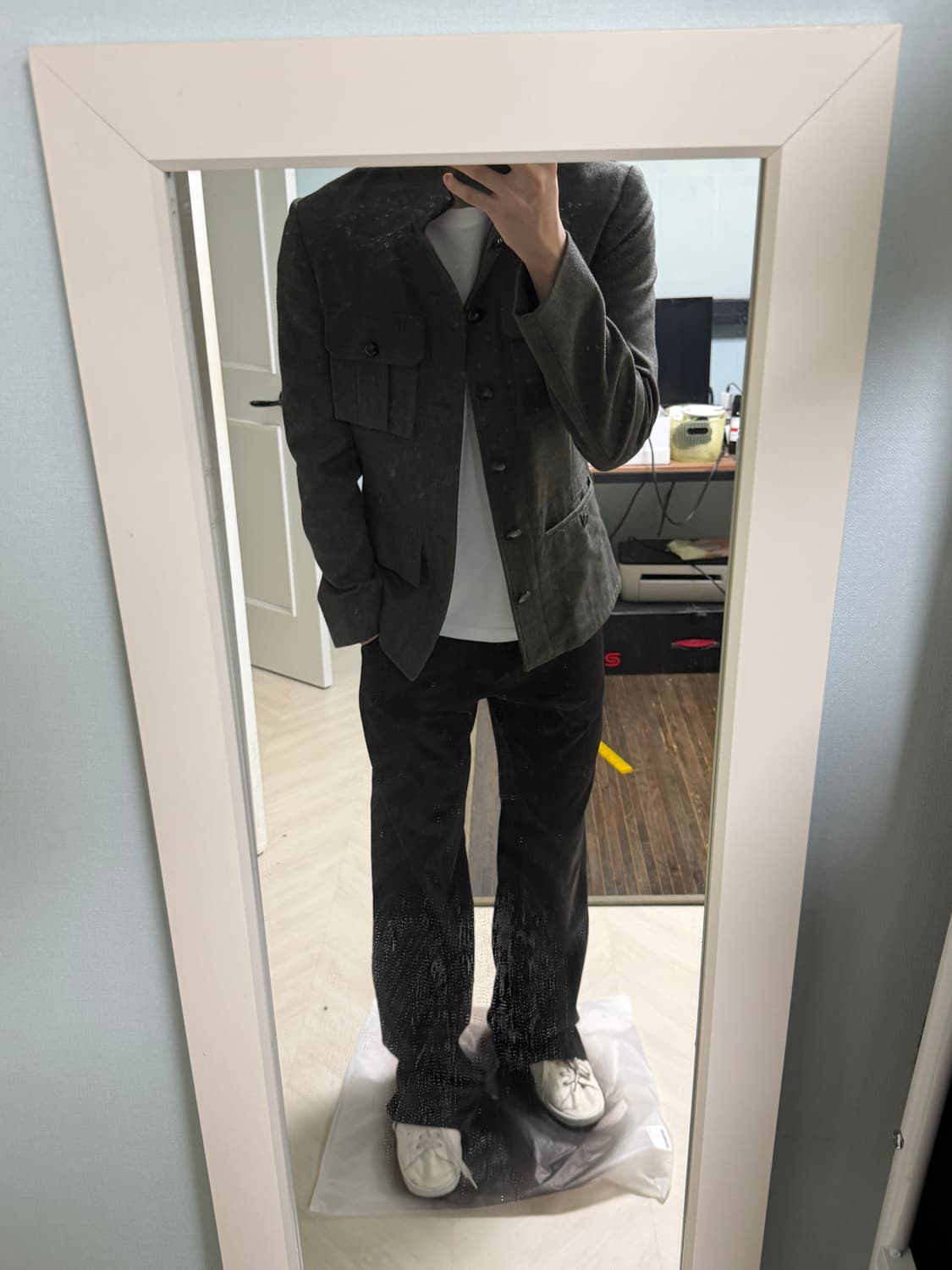 발렌시아가 AW2006 울 밀리터리 자켓(46) 상품이미지4