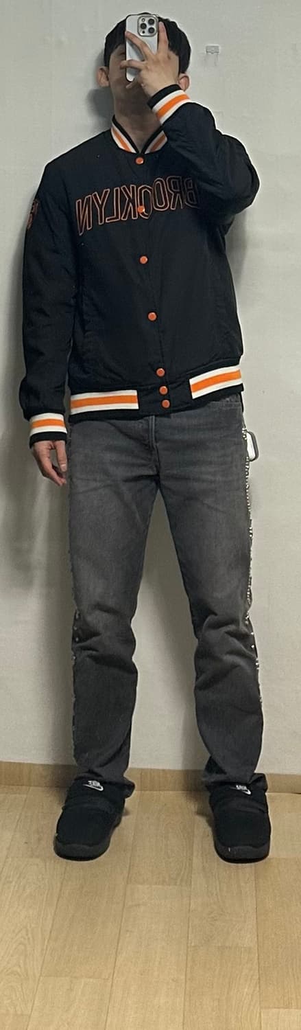 NBA 브루클린 네츠 바시티자켓 상품이미지5