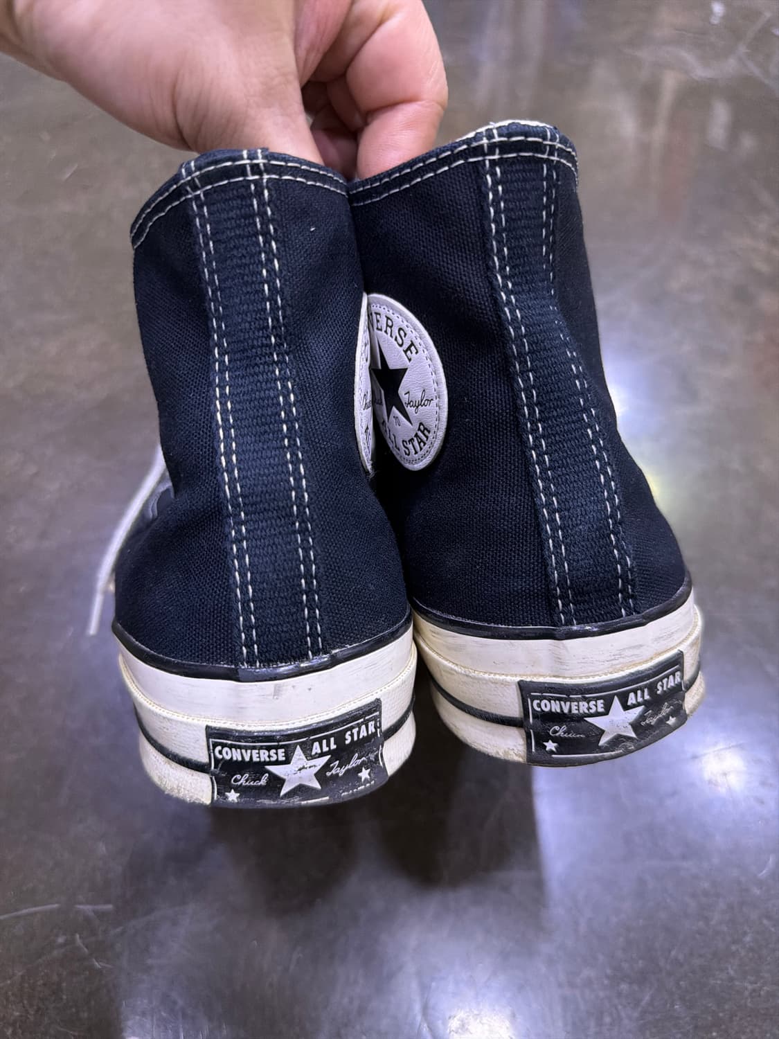 컨버스 척테일러 70 하이 블랙 슈즈 스니커즈 265 상품이미지7