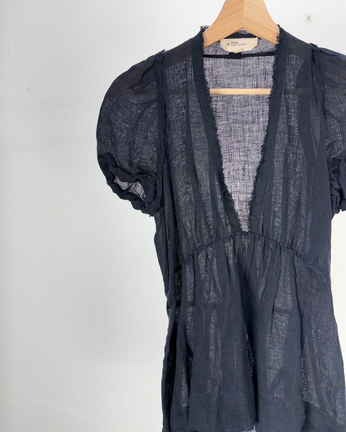 이자벨마랑 에뚜왈 샤기드 리넨 탑 블라우스 상품이미지2