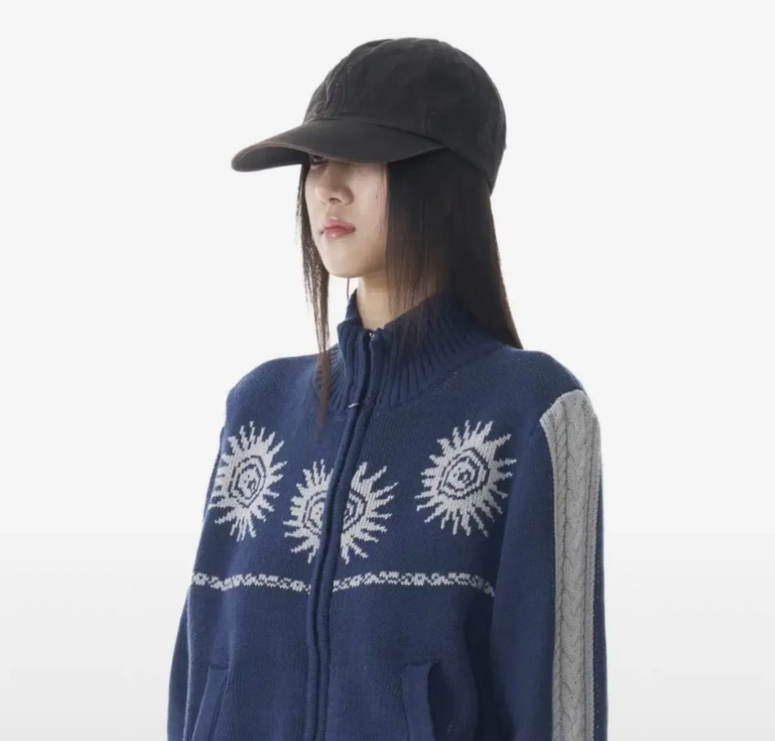 아캄 워시드 코튼 볼캡 블랙 상품이미지3