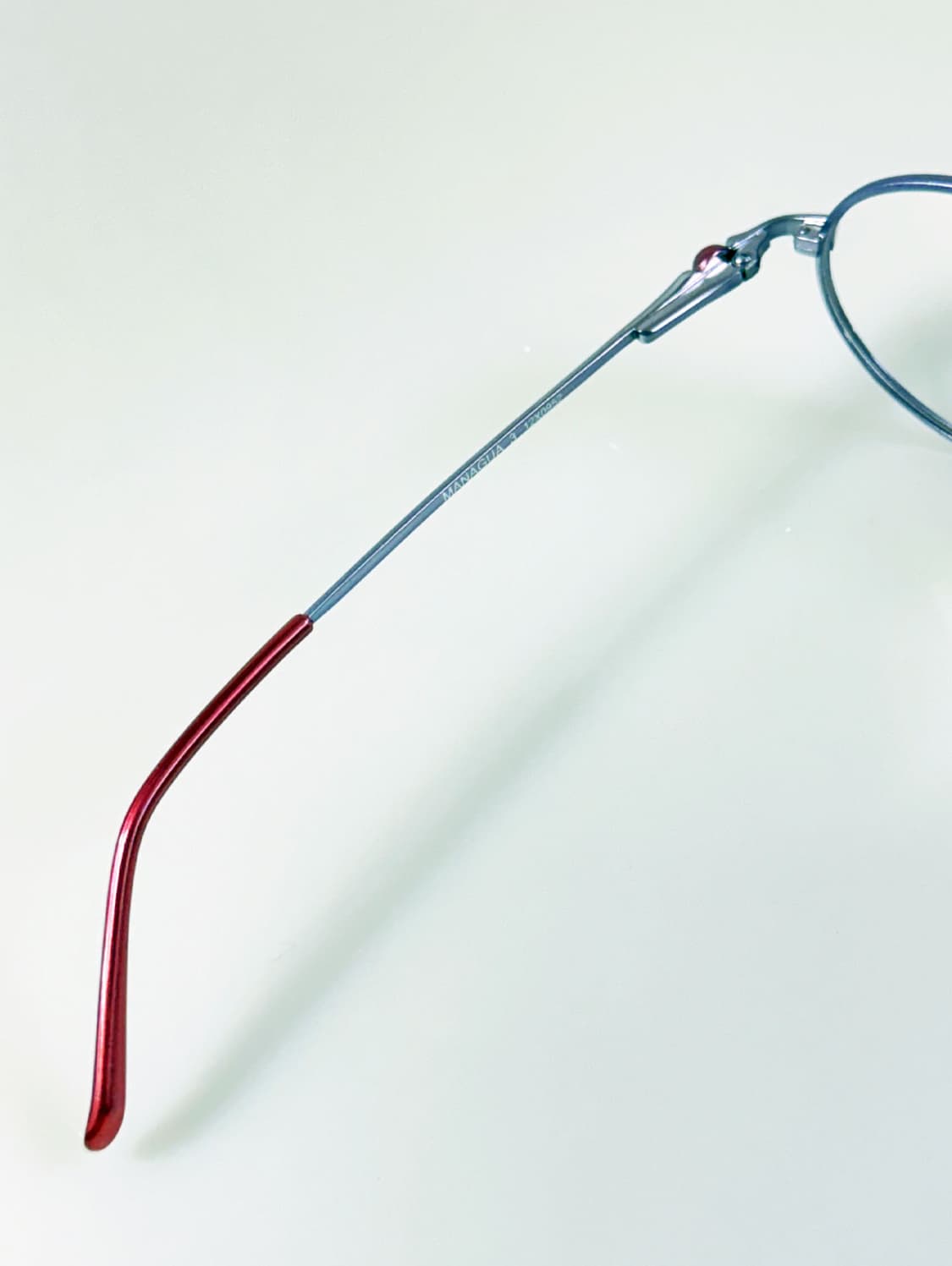 90s MANAGUA 라이트퍼플 슬림 오벌 프레임 빈티지 안경 상품이미지8