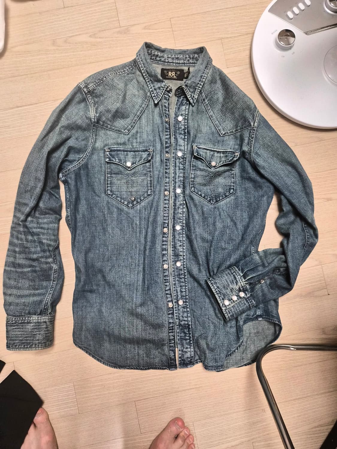 RRL 중청 웨스턴 셔츠 상품이미지1