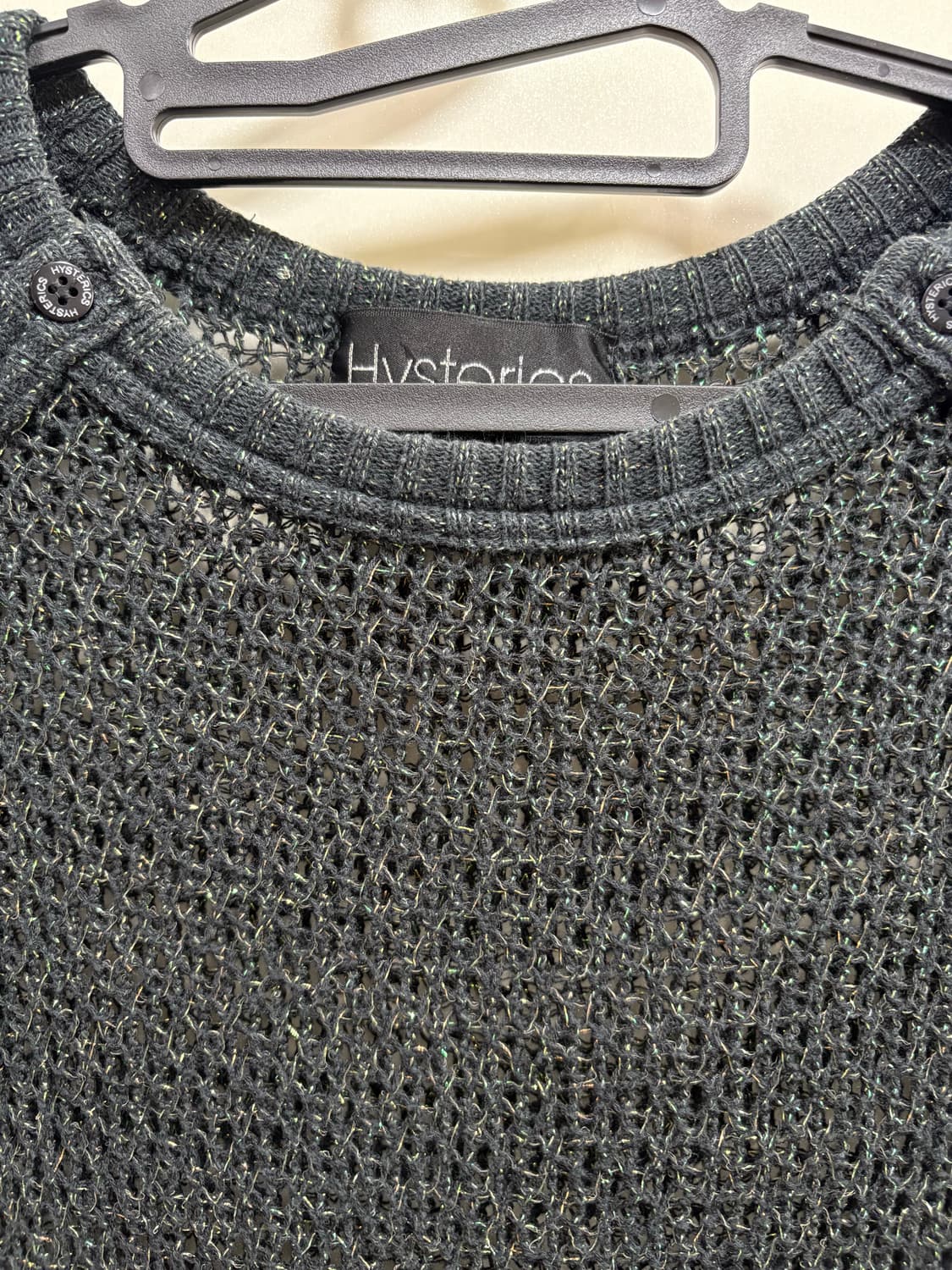 히스테릭글래머 시스루 네트 니트 상품이미지2