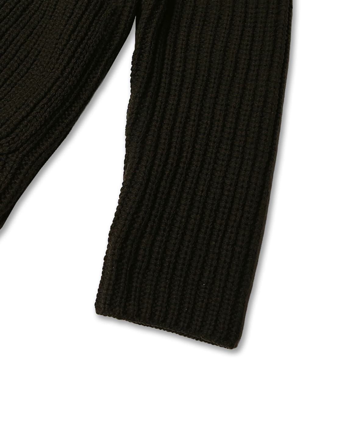 자노네 [Zanone] 슬로웨어 브랜드 카키 울 니트 숄카라 가디건 상품이미지4