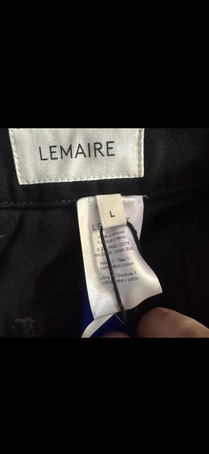 르메르 벨티드 팬츠 블랙 라지사이즈 새상품 상품이미지2