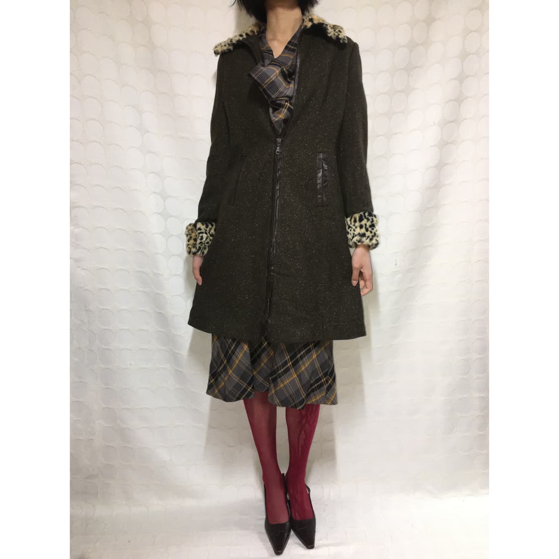 vintage레오파드 코트 상품이미지1