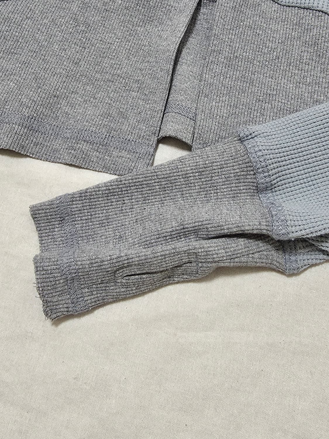 TUOMIO 뚜오미오 핸드워머 레이어드 집업 상품이미지3