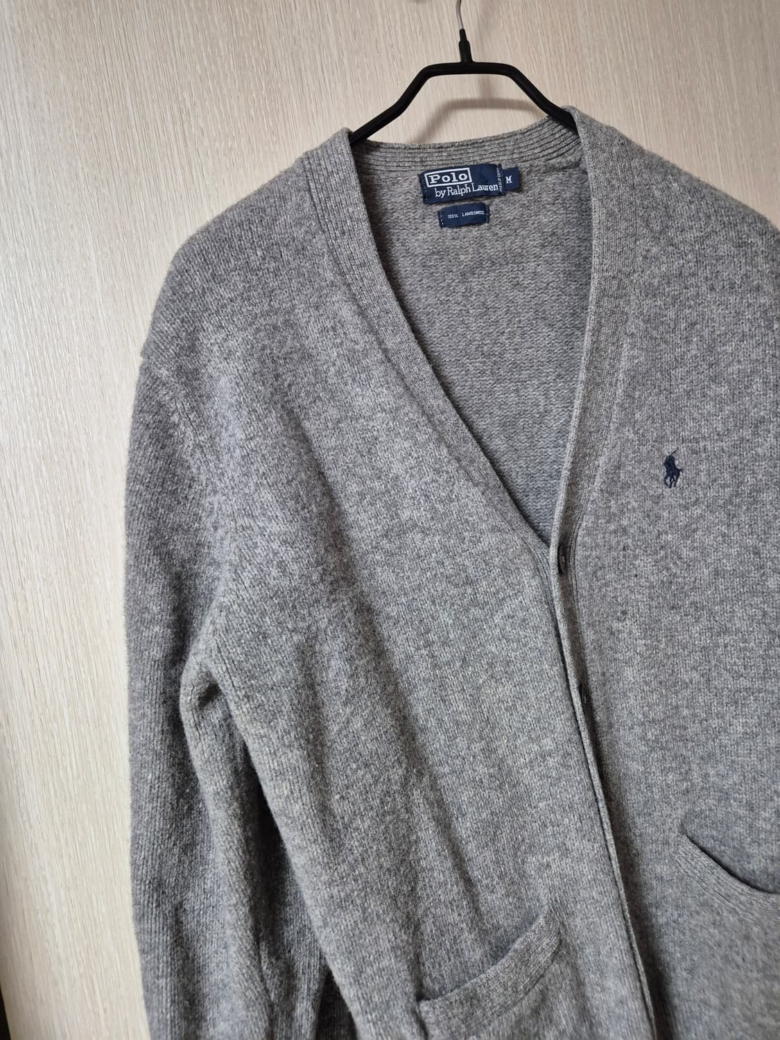 (정품) 폴로 랄프로렌 램스울 가디건 그레이 M 남성 상품이미지6