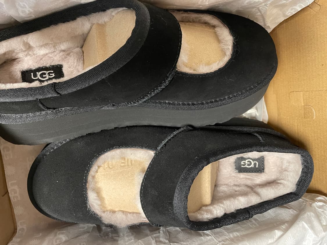 [240] ugg 비아 메리제인 블랙 새상품 상품이미지3