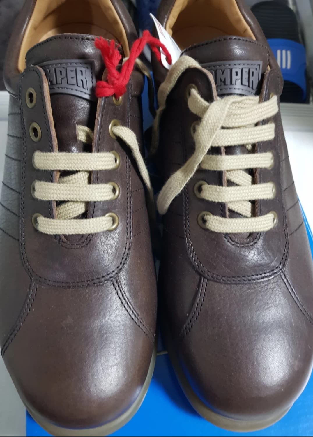 [캠퍼/펠로타스] 새상품 다크브라운 스니커즈 / 40 상품이미지1