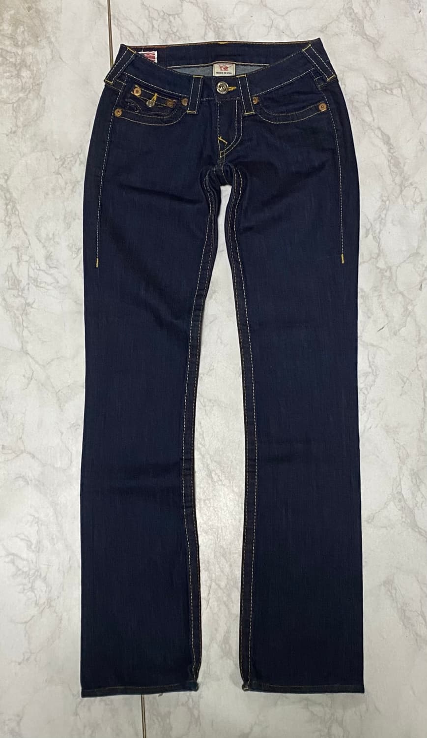 트루릴리젼 여성 진청 청바지 여성 26인치 상품이미지1