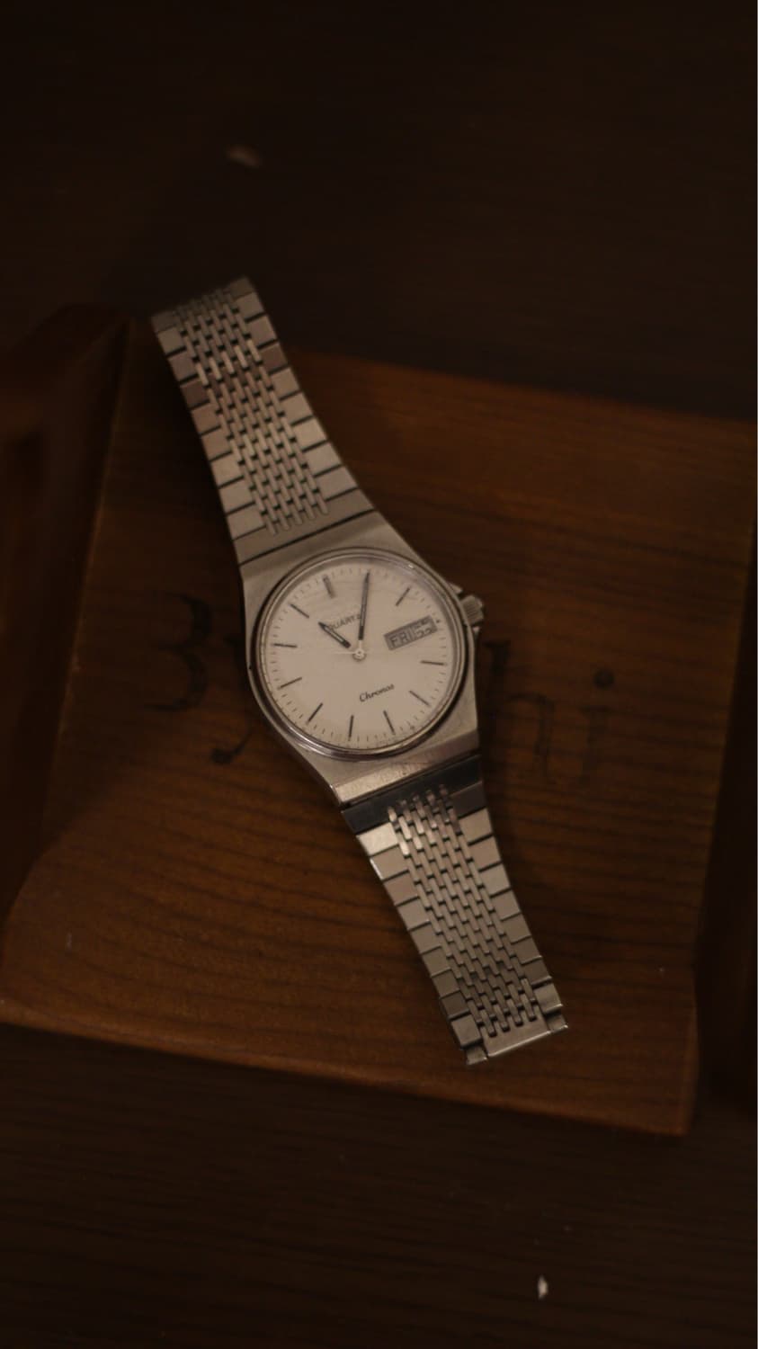 [Seiko] 세이코 크로노스데이데이트 스틸 워치 (B급) 상품이미지1