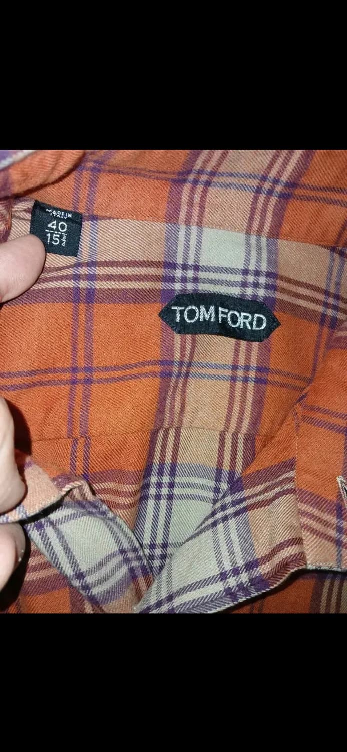 TOM FORD CUTAWAY COTTON PLAIDS SHIRTS 상품이미지8