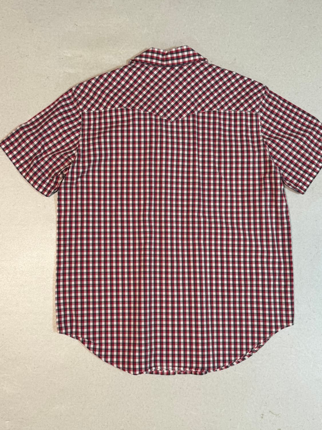 Lucky brand usa 빈티지 로데오 체크 웨스턴 하와이안 셔츠 상품이미지2