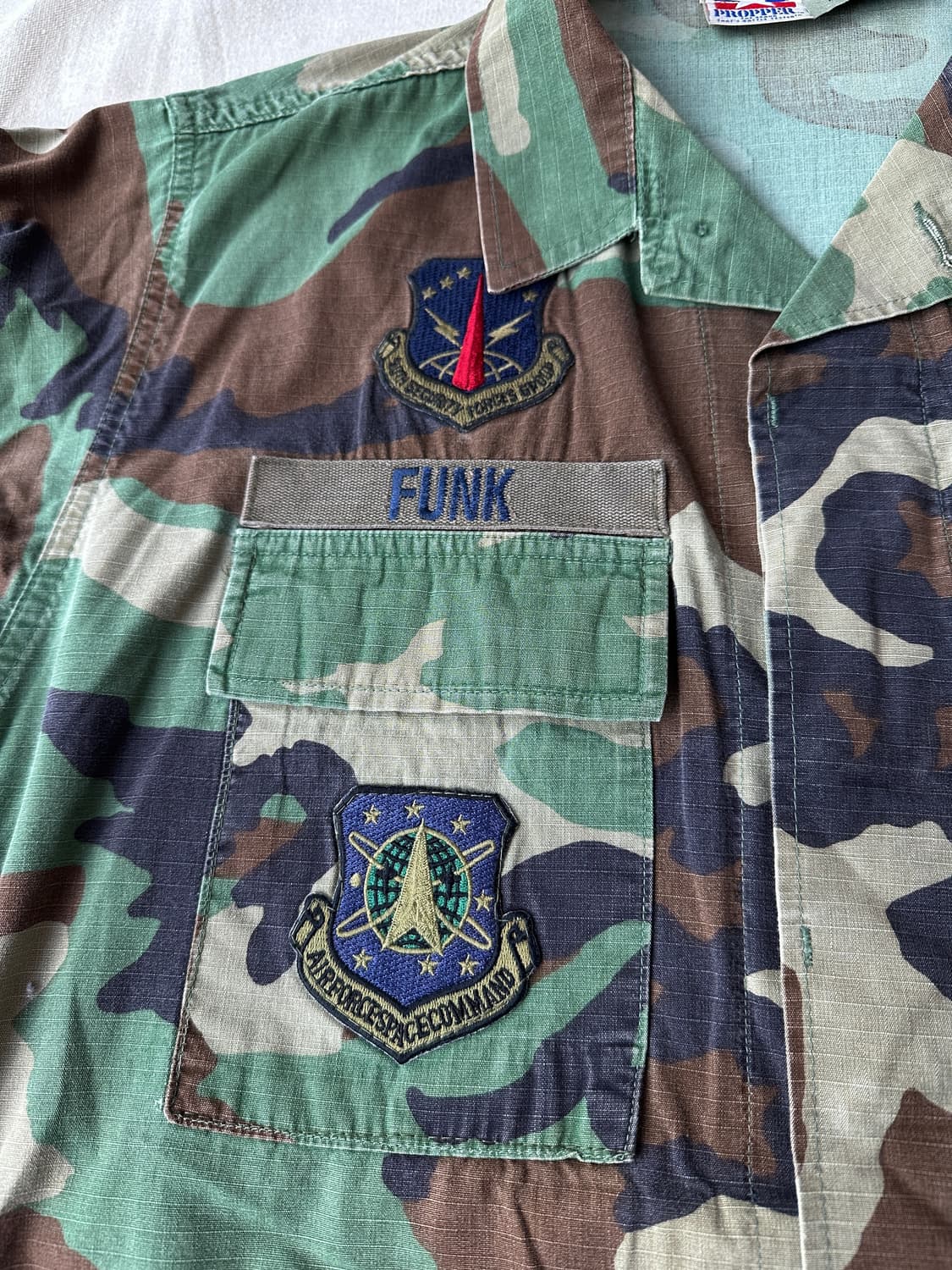 미공군 프로퍼 우드랜드 립스탑 BDU 자켓 M-R 100 상품이미지4