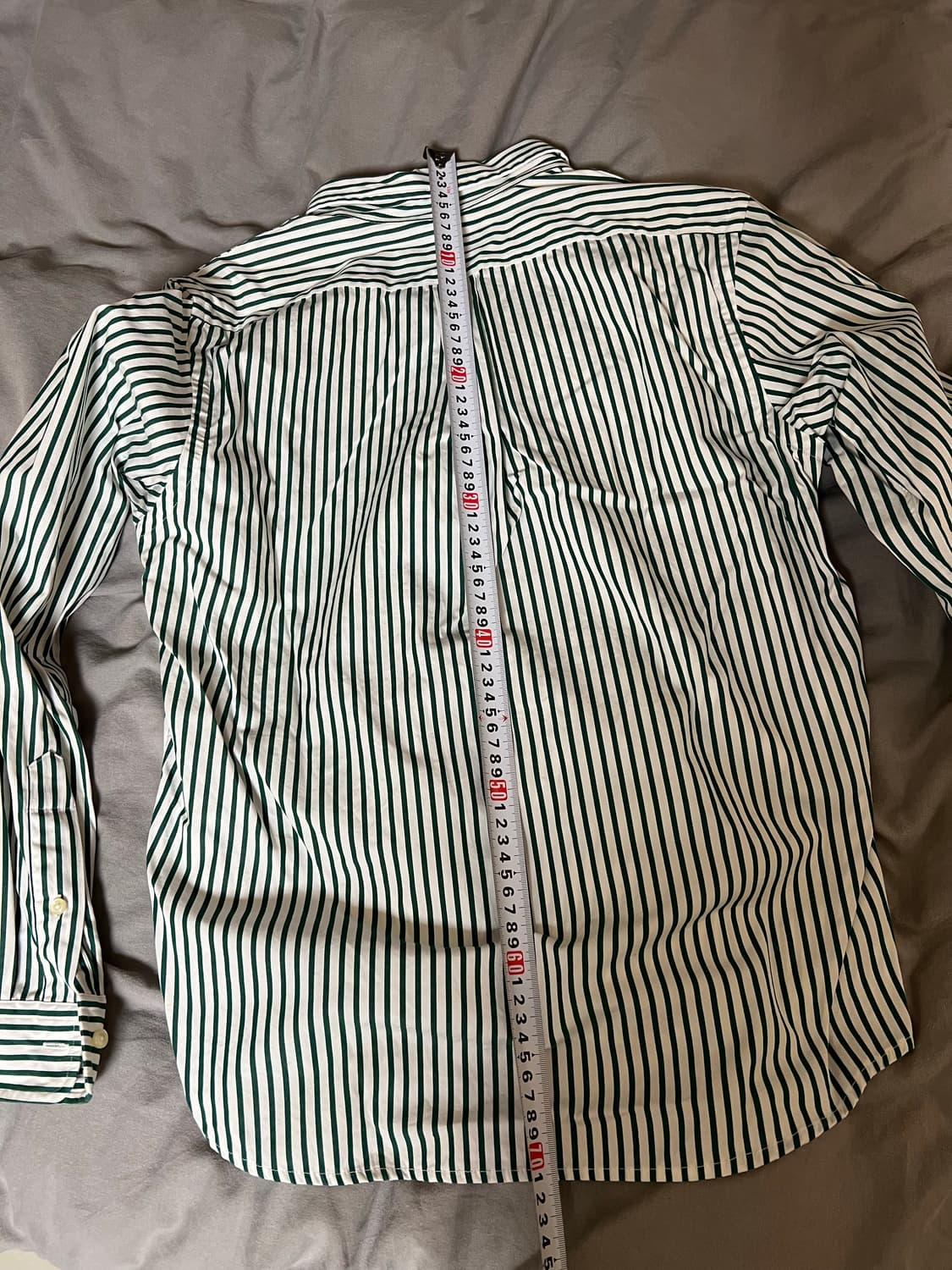 폴로 랄프로렌 그린 줄무늬 셔츠 s 클래식핏 상품이미지7