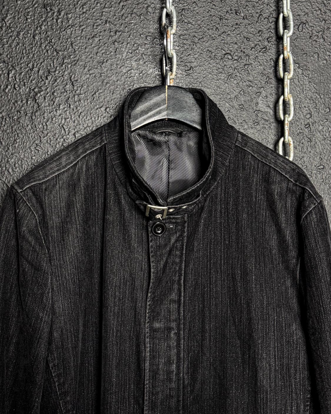 LOUIS CHAVLON – Stand Collar Black Jacke 상품이미지6