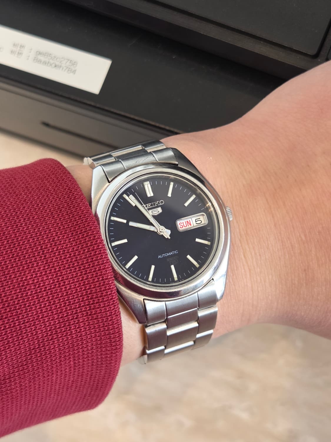 70s 빈티지 세이코 5 청판 오토매틱 상품이미지1