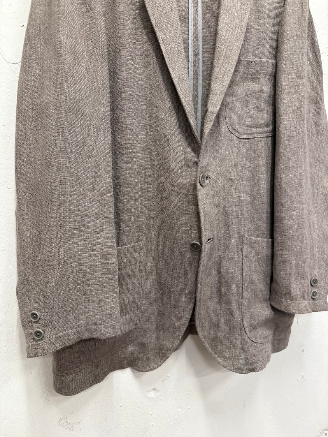 (L) McHenry 맥헨리 100% Linen 3roll2 Jacket 상품이미지3