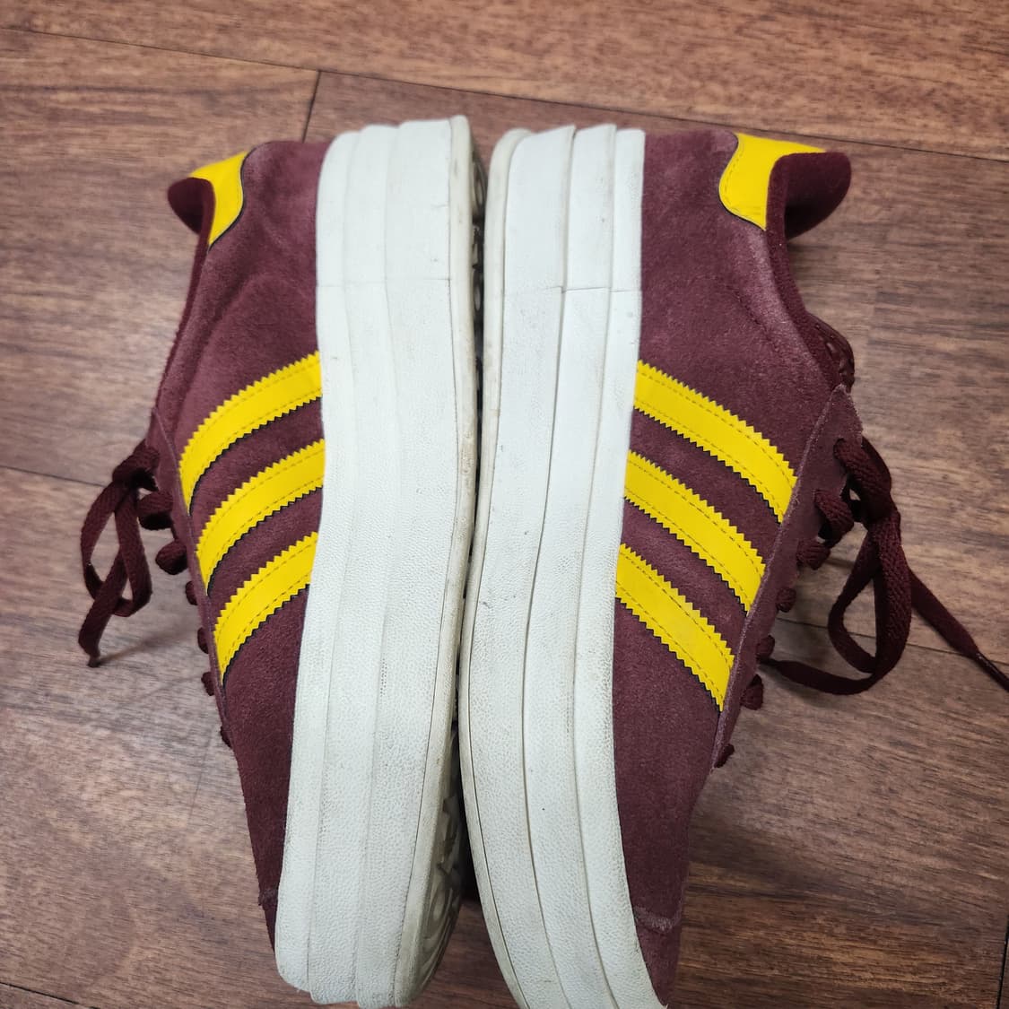 아디다스 가젤 볼드 버건디/옐로우 스니커즈 UK6(245~250) 상품이미지5