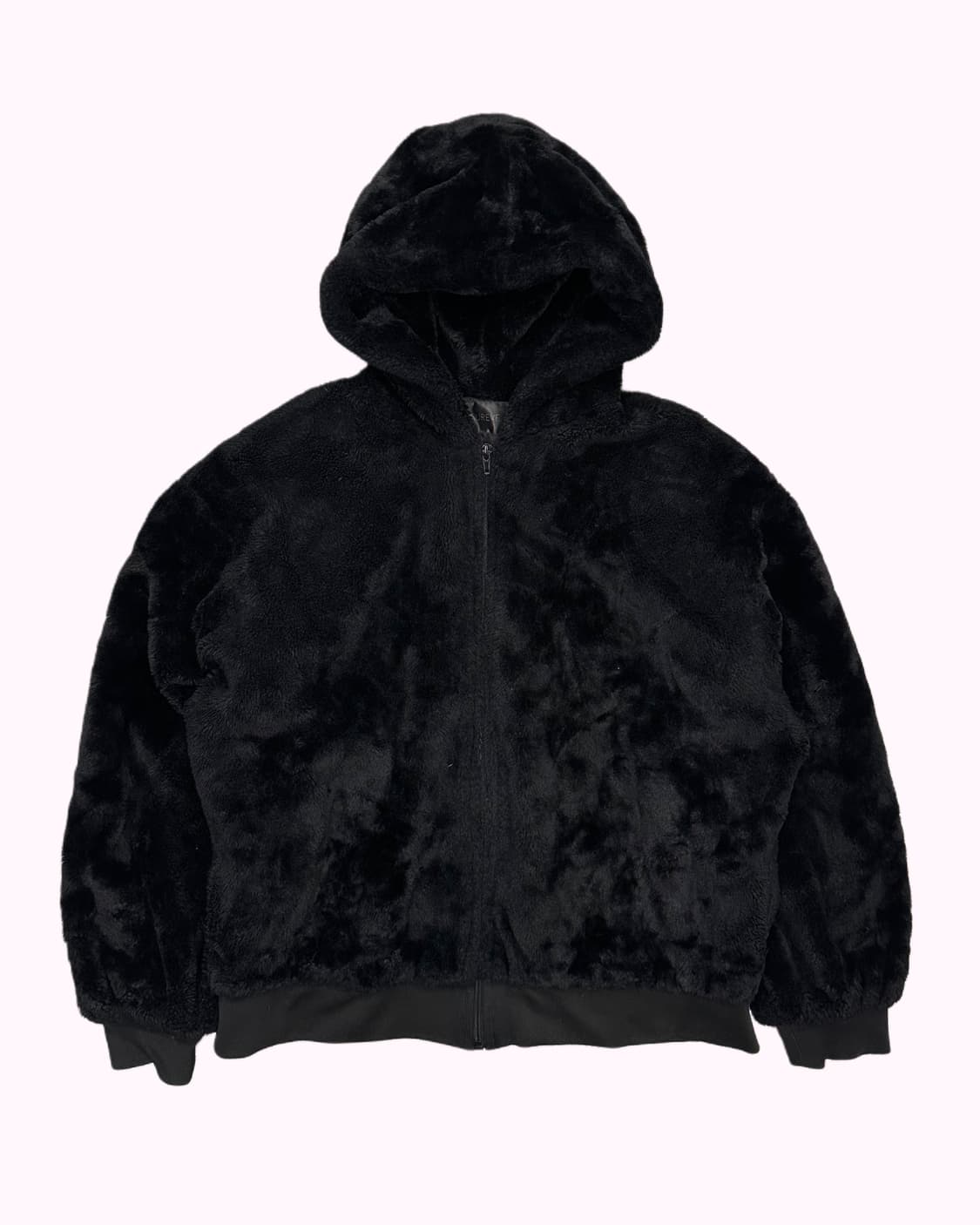 lettering fur hood jacket 상품이미지2