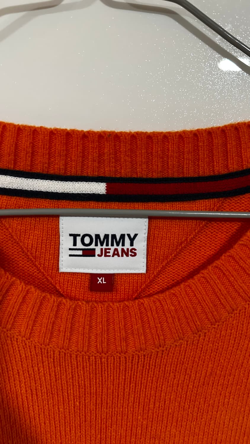 타미힐피거 타미진스 오렌지 니트 상품이미지2