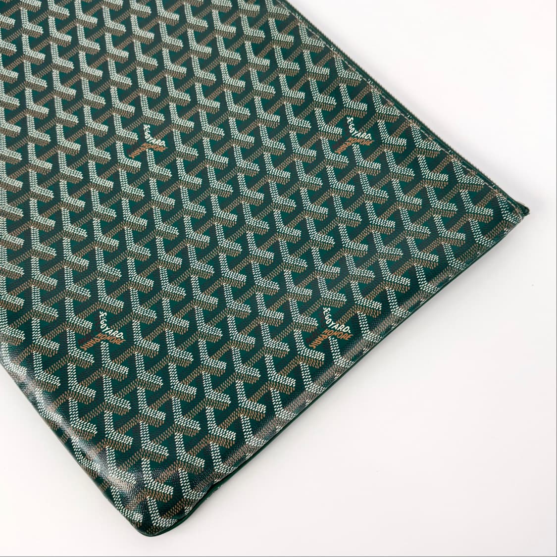 고야드 세나 클러치백 GM 그린 상품이미지3