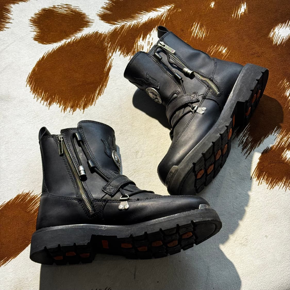 할리데이비슨 버클 스트랩 펑크 부츠 (280) 상품이미지7