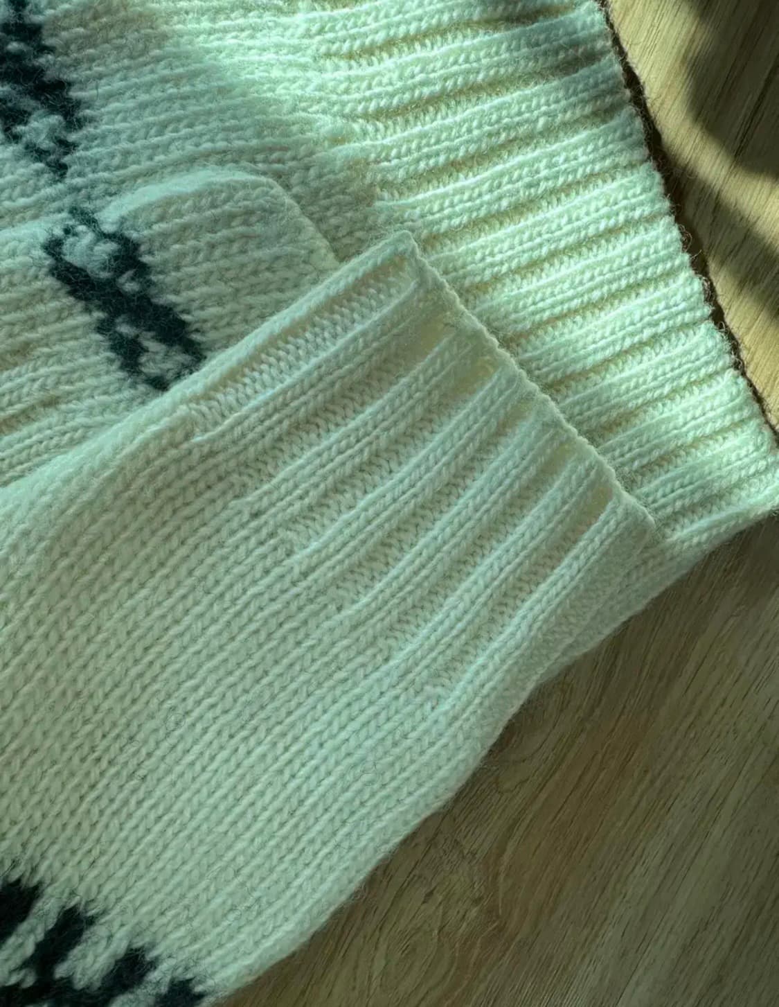 세릭 리본 코위찬 아이보리 상품이미지3