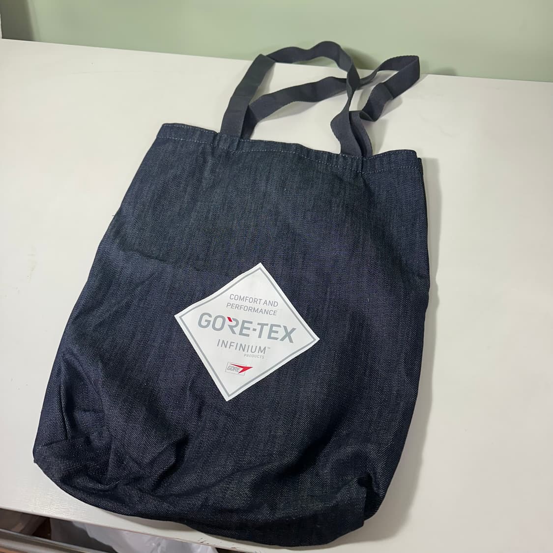 OS 고어텍스 생지 데님 에코백 상품이미지3