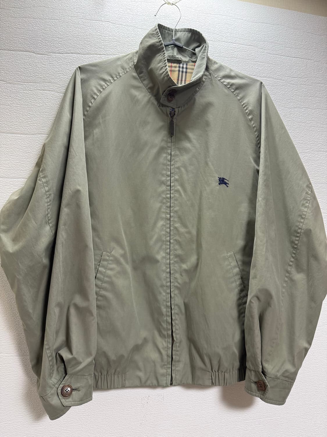 버버리 빈티지 노바 체크 안감 재킷 (S) 상품이미지1